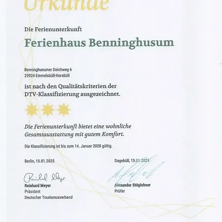 Haus Benninghusumer Deichweg, Eingezäunt, Hunde Willkommen, Kamin, Ruhig Gelegen, Wlan